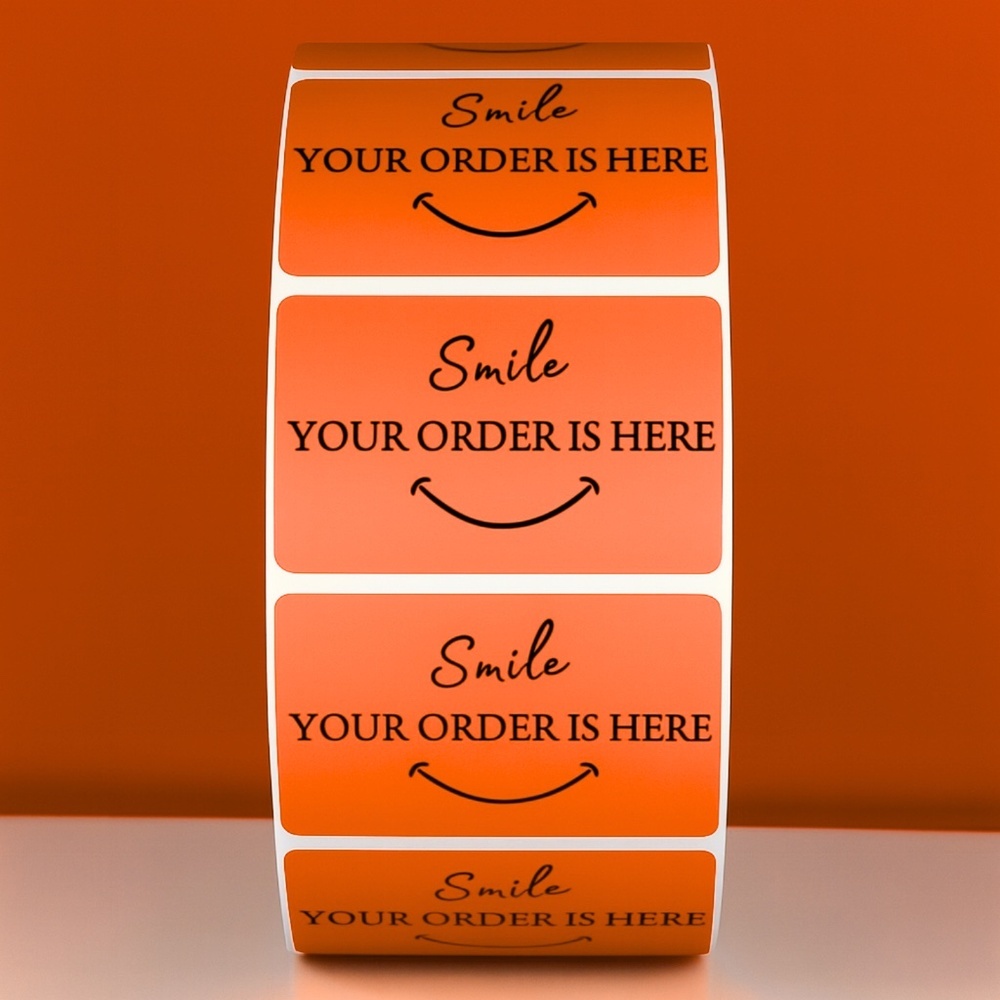 Smile Your Order Is Here Stickers Packaging Labels for Small Business THANK YOU - Picture 8 of 11